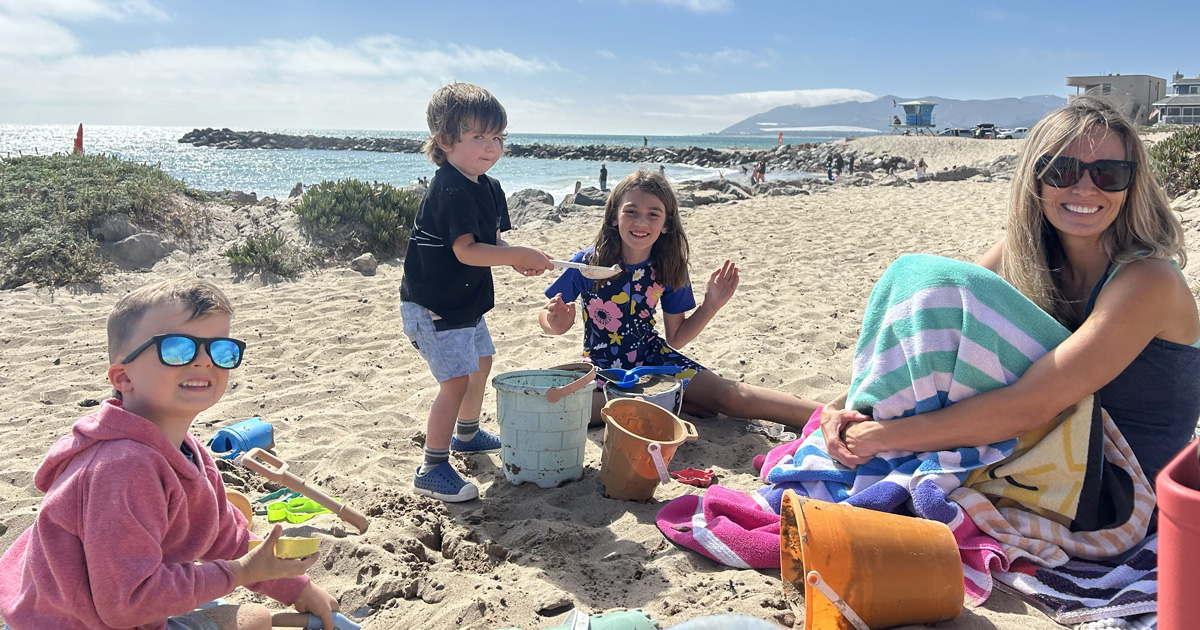 Beat the Heat Family at the Beach